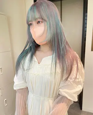 カラー 原宿🎀ハイトーン ⭐︎airi⭐︎のヘアスタイル