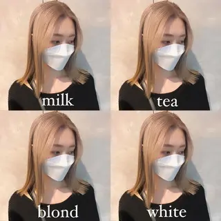 ミディアム カラー 💜ハイトーン💛 マジカルかいちゃんのヘアスタイル