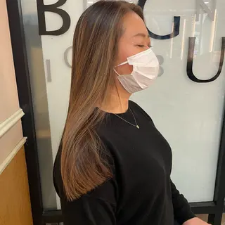 ロング カラー 🍋髪質改善× 透明感カラー ジュリのヘアスタイル