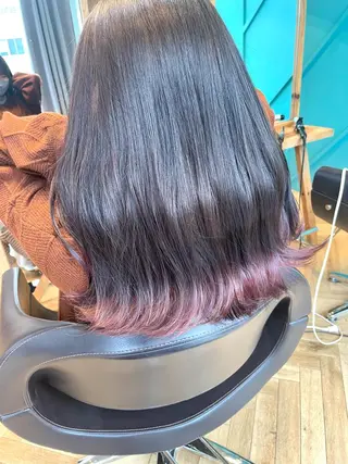 ロング カラー 🌈艶カラー× メンズパーマ永埜🌈のヘアスタイル