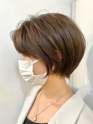 ショート カラー 🍃ショートヘア🍃 北林春樹のヘアスタイル