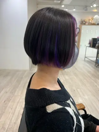 ショート カラー アリエルバイガネイシャ所属・吉川 敬のヘアスタイル