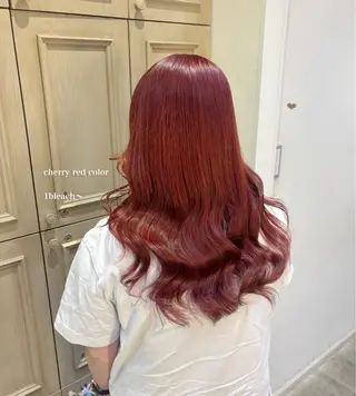 セミロング カラー エクステ/ハイトーン 🐏☁️miminaのヘアスタイル