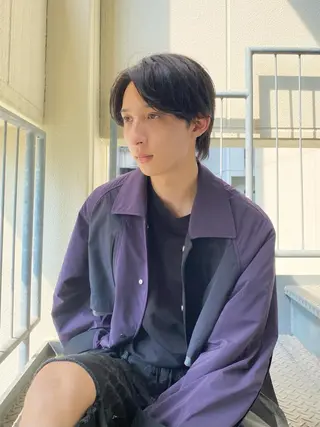 ショート メンズ ボブ/髪質改善/ レイヤー/池澤慎人のヘアスタイル