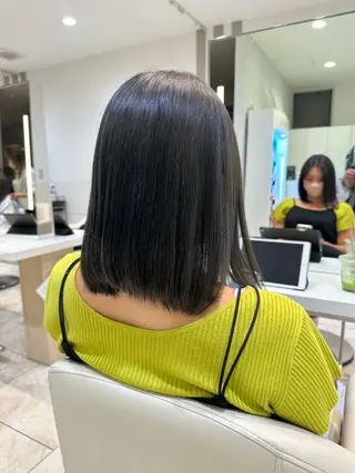 セミロング カラー 波巻パーマ/毛流れ パーマ☘️りゅうせいのヘアスタイル