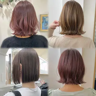 ミディアム カラー 🎀大川 錬🎀 ブリーチなしWカラーのヘアスタイル