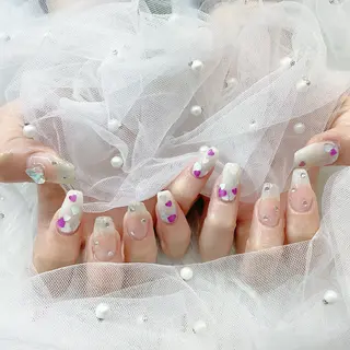 ネイル パーツ全部¥110 サロンミミのネイルデザイン