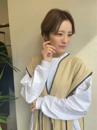 ショート 横手 愛美のヘアスタイル
