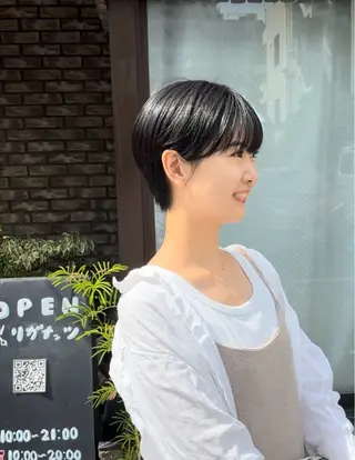 ショート 『ショート、ボブ』 中川　遼のヘアスタイル
