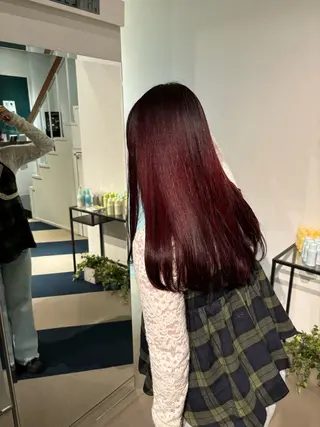 ロング カラー ワタナベ イオリ🧼のヘアスタイル