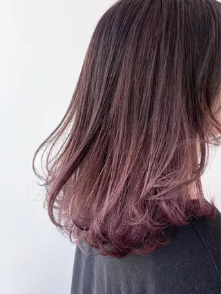 ミディアム カラー momo所属・メンズヘアメイク 🩵Mayuki🩵のヘアスタイル