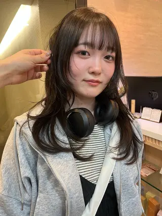 ロング レイヤー/暖色/ 髪質改善/永礼芳果のヘアスタイル