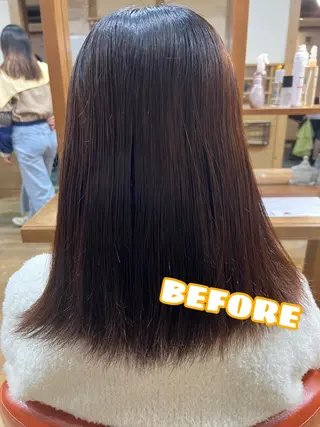 セミロング 寺澤 ことなのヘアスタイル