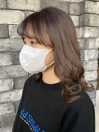 セミロング カラー ✂️似合わせの魔術師 石田一樹✂️のヘアスタイル
