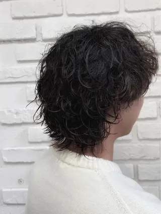 ショート メンズ メンズパーマ 本多のヘアスタイル