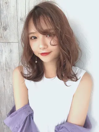 セミロング 浅井 真吾のヘアスタイル