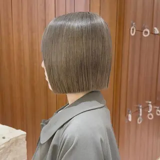 ミディアム カラー パーマ 田中航平/渋谷ボブ/ レイヤーボブのヘアスタイル