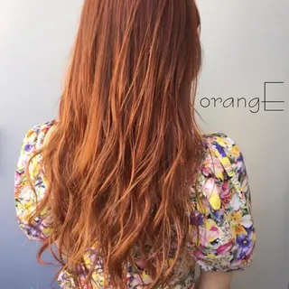 ロング カラー YU-KA ✂︎ROSSOのヘアスタイル