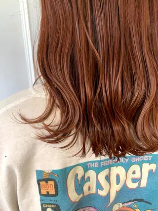 ミディアム カラー "小顔カット" Fuko.のヘアスタイル