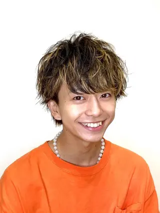 ショート カラー メンズ 【店長】メンズ職人 短髪　ハイトーン🔥のヘアスタイル