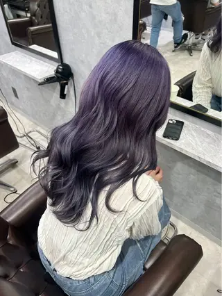 セミロング カラー 池袋/カラー特化🎨 ロング料金なし🩵のヘアスタイル