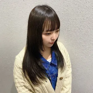 ロング カラー RINA🦋 【韓国風/艶髪】のヘアスタイル