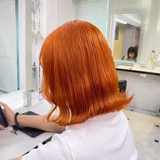 ミディアム カラー 透明感ラベンダー💗 SHOのヘアスタイル