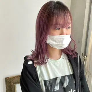 ミディアム カラー Asti blanche所属・ショート/ブリーチ mizuki🐋のヘアスタイル