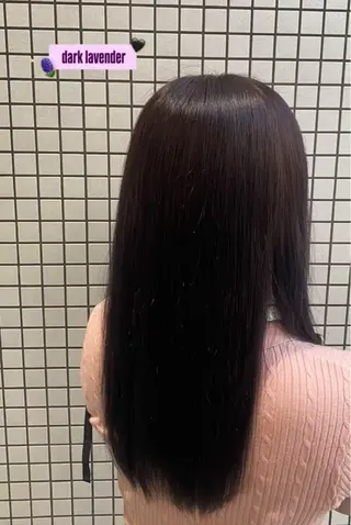 ロング カラー 松尾 渚のヘアスタイル