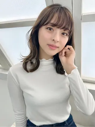 ミディアム カラー "オトナ髪”/ LAKA TOCCAのヘアスタイル