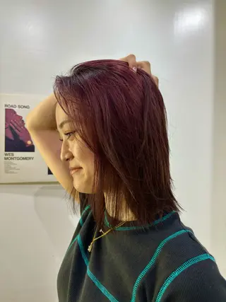 カラー 抜け感レイヤー🎶 ハイトーン/りりのヘアスタイル