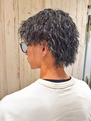 パーマ メンズ 増田 祐のヘアスタイル