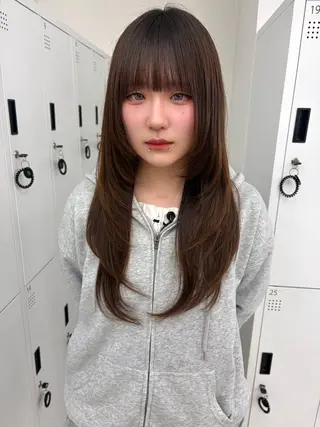 ロング sand osaka所属・きたやまこう /縮毛矯正/髪質改善のヘアスタイル