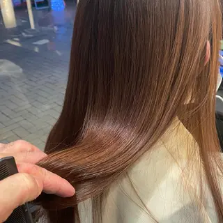 セミロング カラー ブリーチカラー/ 岩破瑞希のヘアスタイル