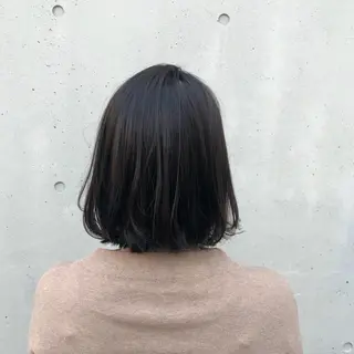 ショート カラー 酸性縮毛矯正🧴韓国 レイヤー/髪質改善のヘアスタイル