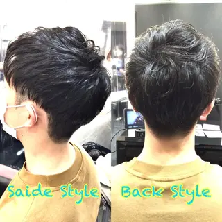 ショート メンズ Annon プライベートサロンのヘアスタイル