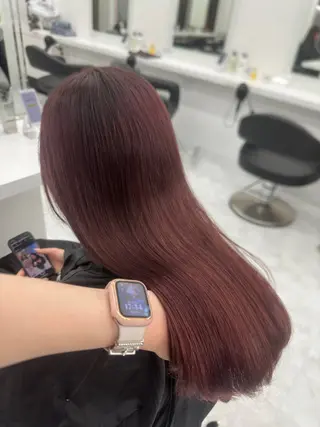 ロング カラー パーマ ヘアアレンジ メンズ キッズ ♥️韓国ヘア レイヤー♥️ゆりのヘアスタイル