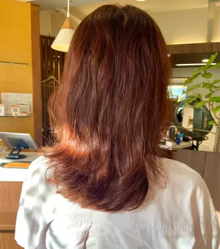 ミディアム カラー niro 🌱カットモデル募集のヘアスタイル