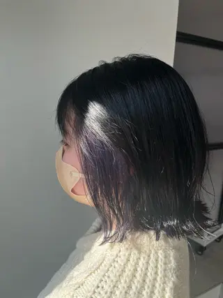 カラー Spin hair 桂店所属・伊津 綾理彩のヘアスタイル