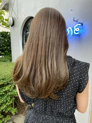 ロング カラー SALOWIN下北沢所属・hazuki 🌝のヘアスタイル