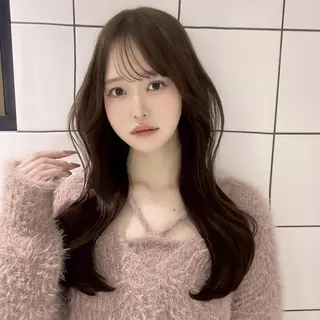 カラー 圧倒的美髪🫧✨ 透明感カラー♡上野のヘアスタイル