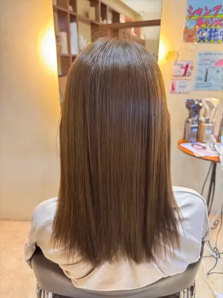 ロング hair&makeRIHGA所属・善方 心音のヘアスタイル