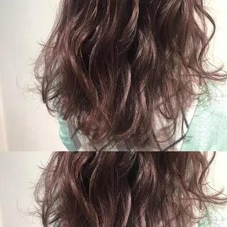 ミディアム カラー ♡美髪•艶髪♡砂川 なつきのヘアスタイル