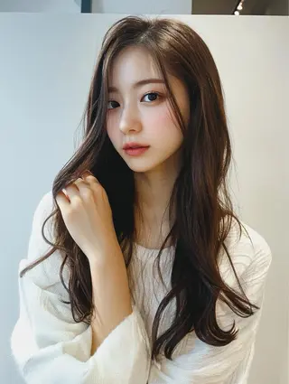 ロング JILL 橋本菜希のヘアスタイル