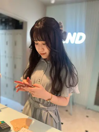 セミロング カラー ヘアアレンジ 愛されカラー🩷 はるなのヘアスタイル