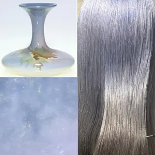 ロング カラー デザインカラー/ハイ トーン/konomiのヘアスタイル