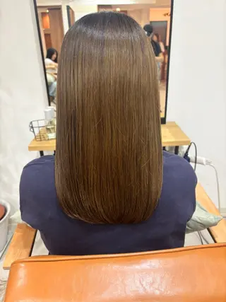 セミロング 旧JAGARA 東口店 Flat.千葉所属・HONOKA /透明感カラーのヘアスタイル