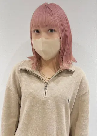 ミディアム カラー AI TOKYO　S所属・mizuki 【韓国レイヤー】のヘアスタイル