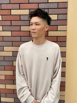 ショート パーマ grAt所属・森 真伊希のヘアスタイル