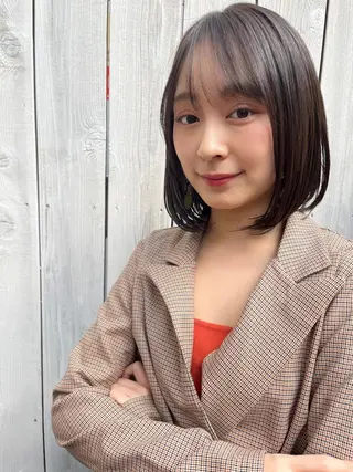 ショート 銀座🤍ボブ/ ミディアム/佐野夢美のヘアスタイル